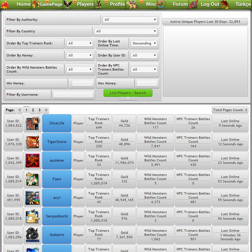 Monster MMORPG F2P Browser Based Online RPG MMO Game recent updates news -  MonsterMMORPG - Mod DB