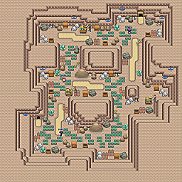 fake pokemon game map Crystal Cliffs