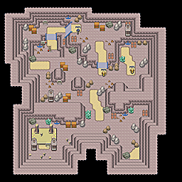 Crystal Mines F2 Game Map for Pokemon Online Players Route Order: 6 http://www.monstermmorpg.com/Maps-Crystal-Mines-F2