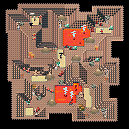 Magma Chamber F3 Game Map for Pokemon Online Players Route Order: 442 Magma Chamber F3 Game Map for Pokemon Online Players Route Order: 442