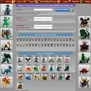 Pokemon Style Free Online MMORPG Monster Game