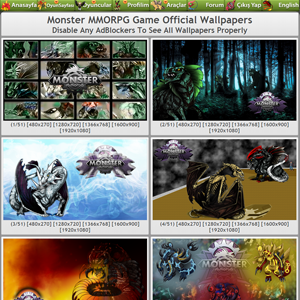 Canavar Duvar Kağıtları - MonsterMMORPG Oyun Duvar Kağıtları