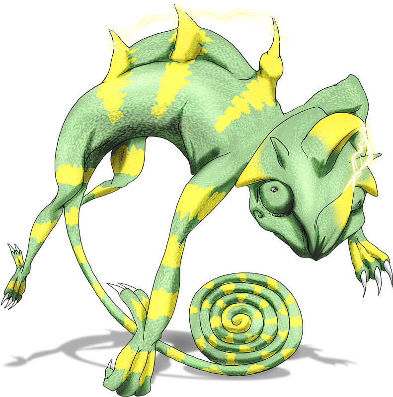 Monster 10011 Giga-Chamelevolt Dex: Evolution, Moves, Location, Stats